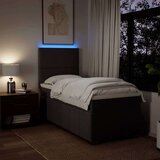 Krevet s oprugama i madracem tamnosmeđi 80x200 cm od tkanine | shoptok.hr