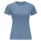 Jack Wolfskin Majice s kratkimi rokavi 18100611325 Modra Cene