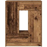  Komoda s predali in vrati, starinski les, 73x31x90 cm | Shoptok.si