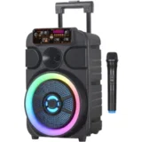 Zvučnik NDR-V12 (FM/USB/TF/bluetooth/TWS/EQ) 12” karaoke s wireless mikrofonom
