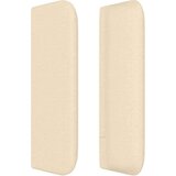  Vzglavje z ušesi krem 83x16x78/88 cm blago, (20952723) | Shoptok.si
