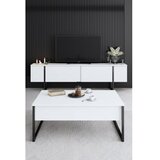Hanah home set za dnevnu sobu luxe white black | ePonuda.com