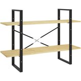 Ormarić za knjige s 2 razine 100 x 30 x 70 cm masivna borovina | shoptok.hr