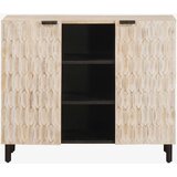  Kreveta Finš bijelog pranja 90 x 33 x 75 cm Čvrsto drvo manga | shoptok.hr