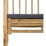  Vrtni lok s klopjo Naravna 115 x 50 x 205 cm Bambus - - Rjava - 19.5 - 115 x 50 x 205 cm - 2025- | Shoptok.si