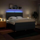  Krevet s oprugama i madracem plavi 180x200 cm od tkanine | shoptok.hr