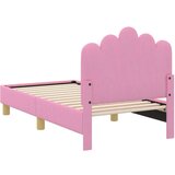  Okvir kreveta za malu djecu s naslonom Ružičasta 70 x 140 cm | shoptok.hr
