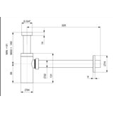 Sink Solution sifon za umivalnik 40-32 (1,1/2) WHITE | Shoptok.si
