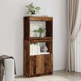 vidaXL Visoka omara starinski les 63x33x140 cm inženirski les | Shoptok.si