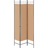  3-panelni pregradni zid Bež 120 x 200 cm Tkanina | Eponuda.ba