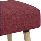  Klupa s utorima Vinska crvena 60 x 40 x 45 cm Tkanina | Eponuda.ba