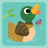 Dvěděti Wooden Blocks Farm kocke od drva 12 m+ 9 kom | shoptok.hr