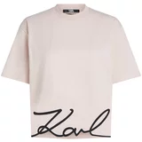 Karl Lagerfeld Majica roza / crna