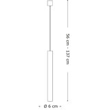 Ideal Lux led luster na sajli look 1xGU10/7W/230V cri 90 prečnik 6 cm bela | Eponuda.com
