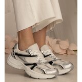 D/CEO marka niezdefiniowana Silver women's sports sneakers with glitter Bakari | ePonuda.com