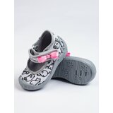 SHELOVET Gray slippers for a girl with velcro on a female 3F Cene