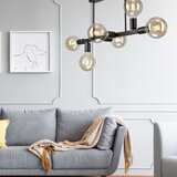  Luster na šipci ASTRID 6xE27/60W/230V crna | Eponuda.com