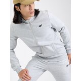 4f Športna jopa na zadrgo svetlo siva | Shoptok.si