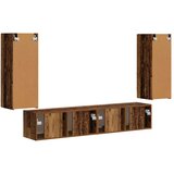  Set omare za televizijo na steni 4 pcs Star les Konstruiran les, (5000132662) | Shoptok.si