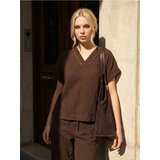 Sinsay Pamukasta košulja s čipkastim umetnutim dijelovima | shoptok.hr