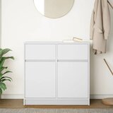  Komoda s ladicama bijela 80x34x76 cm konstruirano drvo | shoptok.hr