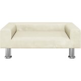  Dječja fotelja krem 70x45x26,5 cm baršunasta | shoptok.hr