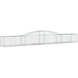  Gabionska košara s lukom 400x50x40/60 cm pocinčano željezo | shoptok.hr