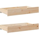 vidaXL Posteljni okvir brez vzmetnice 90x200 cm trdna borovina | Shoptok.si
