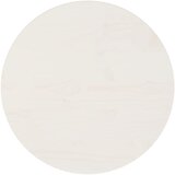 vidaXL Mizna plošča bela Ø40x2,5 cm trdna borovina Cene