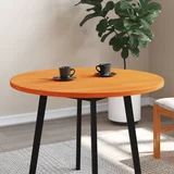 vidaXL Ploča za stol okrugla voštano smeđa Ø 90 x 2 5 cm od borovine