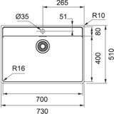 Franke SUDOPER MRX 210-70 TL, (127.0531.917) | shoptok.hr
