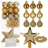 Božićni ukrasi set 11 komada zlatni | shoptok.hr