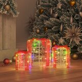 Dekoracija Poklon Kutije 3 pcs šareni 20 x 20 x 21 cm Akril | shoptok.hr