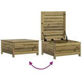  Vrtna sedežna garnitura 11-delna impregnirana borovina, (21145763) | Shoptok.si