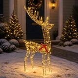  3D Božićni irvas LOVIISA 300 LED lampica Topla bijela | shoptok.hr