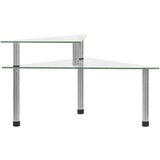 vidaXL Kuhinjska polica prozorna 49,5x35x19 cm kaljeno steklo | Shoptok.si