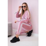 Kesi Velour set with Queen inscription dark powder pink | shoptok.hr