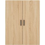 vidaXL Visoka komoda sonoma hrast 69,5x34x180 cm inženirski les | Shoptok.si
