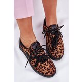 Boto Low Women's Sports Shoes In Leopard Print Brown Zelevelis | shoptok.hr