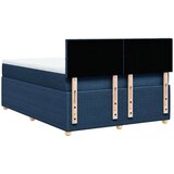  Krevet s oprugama i madracem plavi 140 x 190 cm od tkanine | shoptok.hr