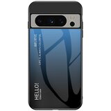 INORCO Gradient barvni ovitek za Google Pixel 8 Pro, kaljeno steklo+PC+TPU hibridni ovitek za telefon, (22035389) | Shoptok.si