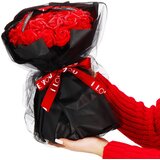 springos buket od 32 sapunske ruže, crveni, 35 cm | shoptok.hr