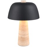 Trio Select Črna/bež namizna svetilka s kovinskim senčilom (višina 41 cm) Timba – | Shoptok.si