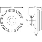  LED prigušiva sijalica AR111 G53/13,5W/12V 2700K 24° CRI 97 - Ledvance | Eponuda.com