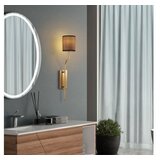 Opviq vall lamp zidna zlatno - braon lampa lumora 15338 | ePonuda.com