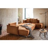 Miuform Ciglasta sklopiva kutna garnitura od samta (s desnim kutom/u obliku slova "U") Lazy Lukka – | shoptok.hr
