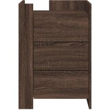  Noćni ormarić smeđa boja hrasta 45x50x65 cm konstruirano drvo | shoptok.hr
