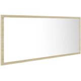  LED kupaonsko ogledalo boja hrasta sonome 100x8,5x37 cm akrilno | Eponuda.ba