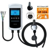 Punjač SMART Wallbox Type 2 -22kW- 32A (trofazni) 4.3"
