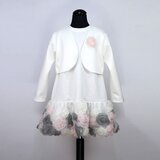 Modna kućica Dizzy Svečana bijela haljina u kompletu s bolerom dugih rukava 1804250BI Cijene